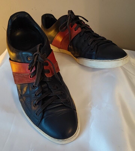 Dior homme baskets cuir bleu - dior,