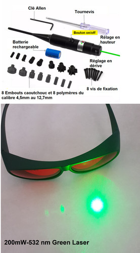 Collimateur réglage laser - collimateur, de