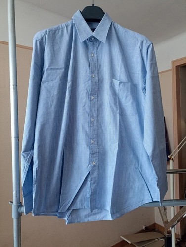 Chemise bleu blanc taille - bleu,