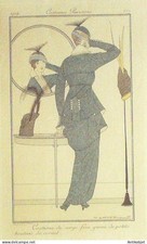 Gravure Mode Costume Parisien