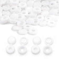 Lot de 200 cache-vis blancs en