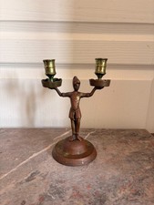 Ancien bougeoir chandelier - ancien,
