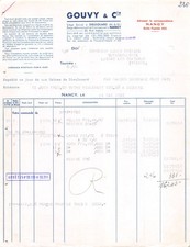 1956 GOUVY A NANCY - M