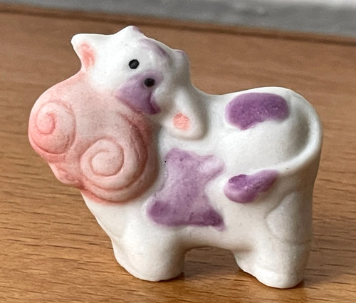 Fève mat vache blanc - mat,