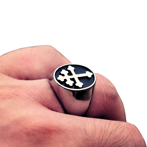 Bague chevaliere homme - homme, acier