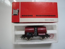 Wagon bi-foudres bordeaux 6430