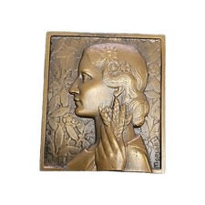 Médaille rectangulaire art - rectangulaire,