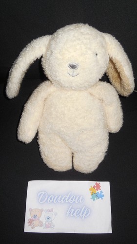 Doudou peluche lapin beige - doudou,
