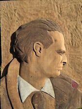 Bas relief bois Portrait de