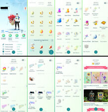 Compte Pokémon GO niveau 40 , 362 Shiny , 35 100% (dont Mewtwo Chanceux 100%) 