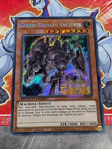 Carte golem rouages - carte, oh