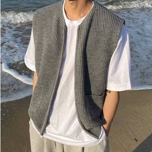 Gilet cardigan pour hommes - gilet,