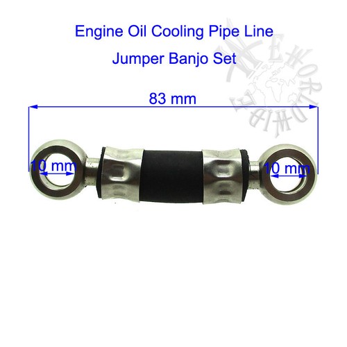 Engine oil cooling pipe line - cooling,