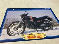 Yamaha RD350LC 1981 RDLC 350 fiche carte moto passion collection Atlas