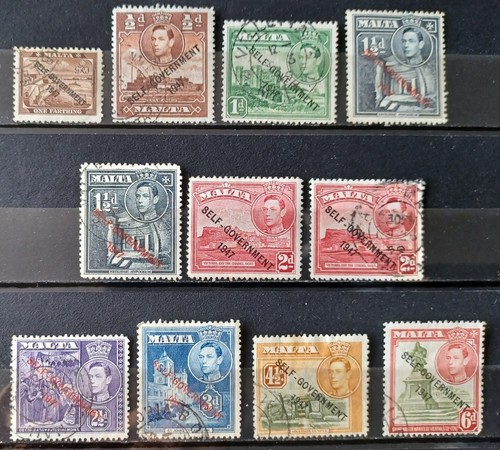 Malte 1948 série timbres - série,
