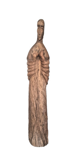 Grande sculpture vierge - sculpture,