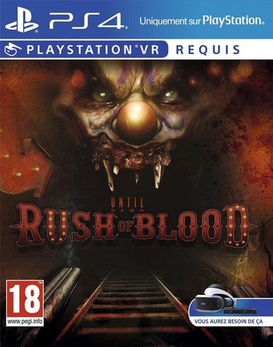 Jeu ps4 until dawn - ps4, rush