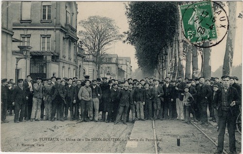Cpa puteaux usine - -, "