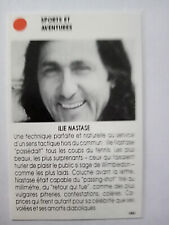  ILIE NASTASE   Card  Star Tennis  French Edition 1987 87