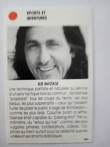 Ilie nastase card star - ,
