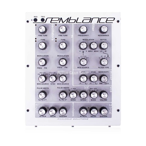 Analogue solutions semblance - analogue,