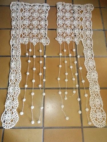 Anciens rideaux crochet