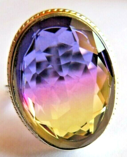 Bague amétrine précieuse - bague,