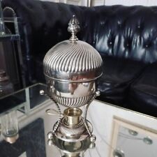 Rare Présentoir à Oeufs/ Oeufrier/Chafing Dish en Métal Argenté  vers 1900
