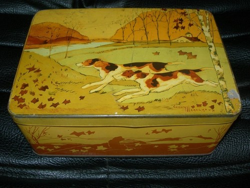 Boite gateaux ancienne metal - a,