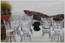 6 verres à whisky en cristal de Baccarat modèle Harcourt neufs - Whiskey glasses