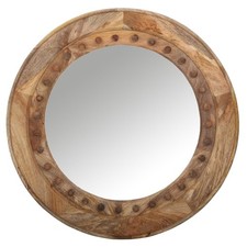 Boho Miroir Déco Mural de Couloir Vestiaire Nspiegel Sale Bain Bois 90cm
