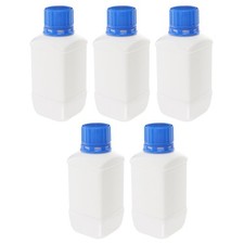  5 Pcs Reagent Bottle Wide Mouth Bouteilles Plastiques Récipient Pour Liquide