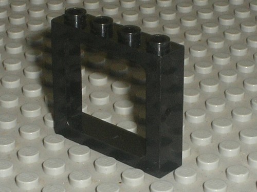 Fenêtre lego train - train, black