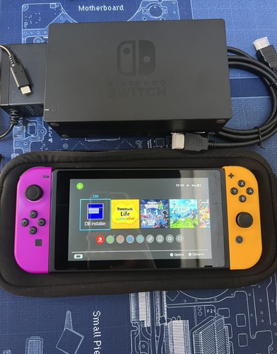 Switch pucée 128go violet - switch,