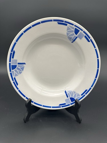 Assiettes creuses art déco - assiettes,