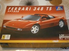 ANCIENNE MAQUETTE VOITURE FERRARI 348 TS ITALERI N°671 1/24
