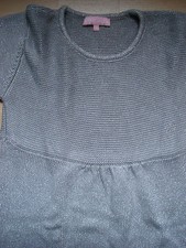 ROBE ESCADA C NEUVE 11 12 ANS ROBE PULL TUNIQUE FETES REVEILLON SOIE Kdo Zara 