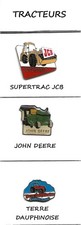 Lot 3 pin's TRACTEURS - Engin