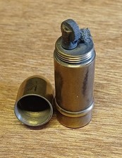 Très beau briquet de poilu - art de tranchée WW1 - douille laiton