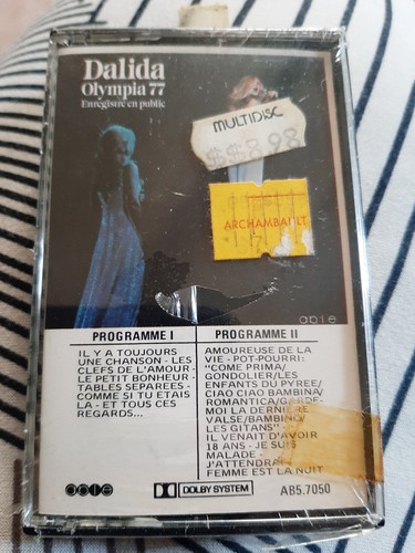 Dalida cassette audio canada - audio,