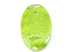 Cabochon forme ovale opale verte naturelle 26 x 43 x 05 mm pierre précieuse e...