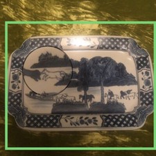 Plateau Ancien Chinois En Faïence