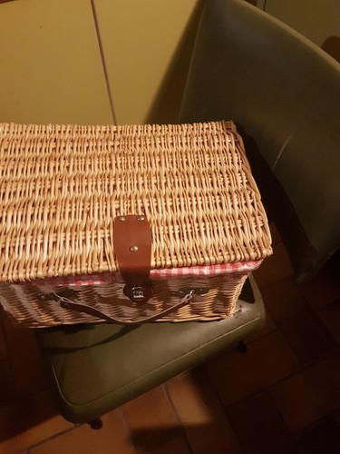 Panier osier picnic 38x26x19 - picnic,