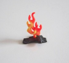 PLAYMOBIL (E1104) INDIENS - Feux de Camp Simple sur Bois Noir 5245 5250 5608 