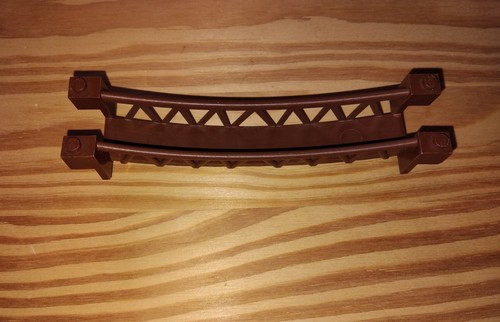 Lego pont suspendu marron - lego, rope