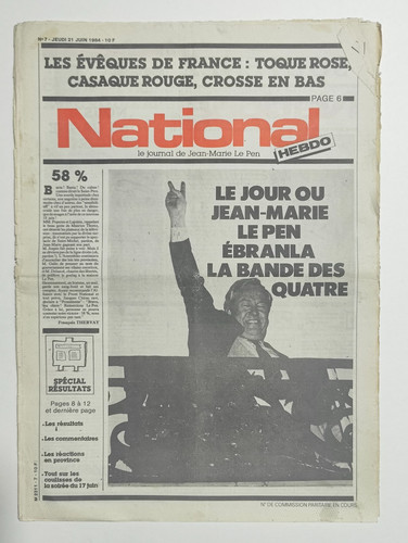Front national hebdo - national/national,