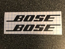 2x Bose Logo Vinyl Sticker