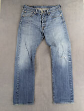 Jean Baggy Relaxed Levi's 501 W32 L32 Stonewash Skate Streetwear Button Fly Deni