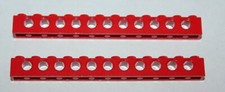 Lego technic red brick - red,