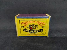 Matchbox Series Moko Lesney n°3 Clément Mixer Boite Vide d’origine